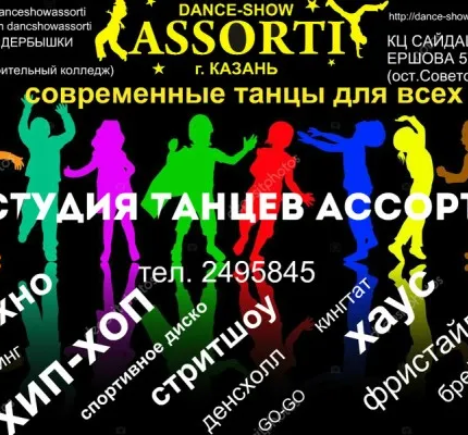 Студия современных танцевальных направлений «Ассорти» (ул. Н. Ершова)